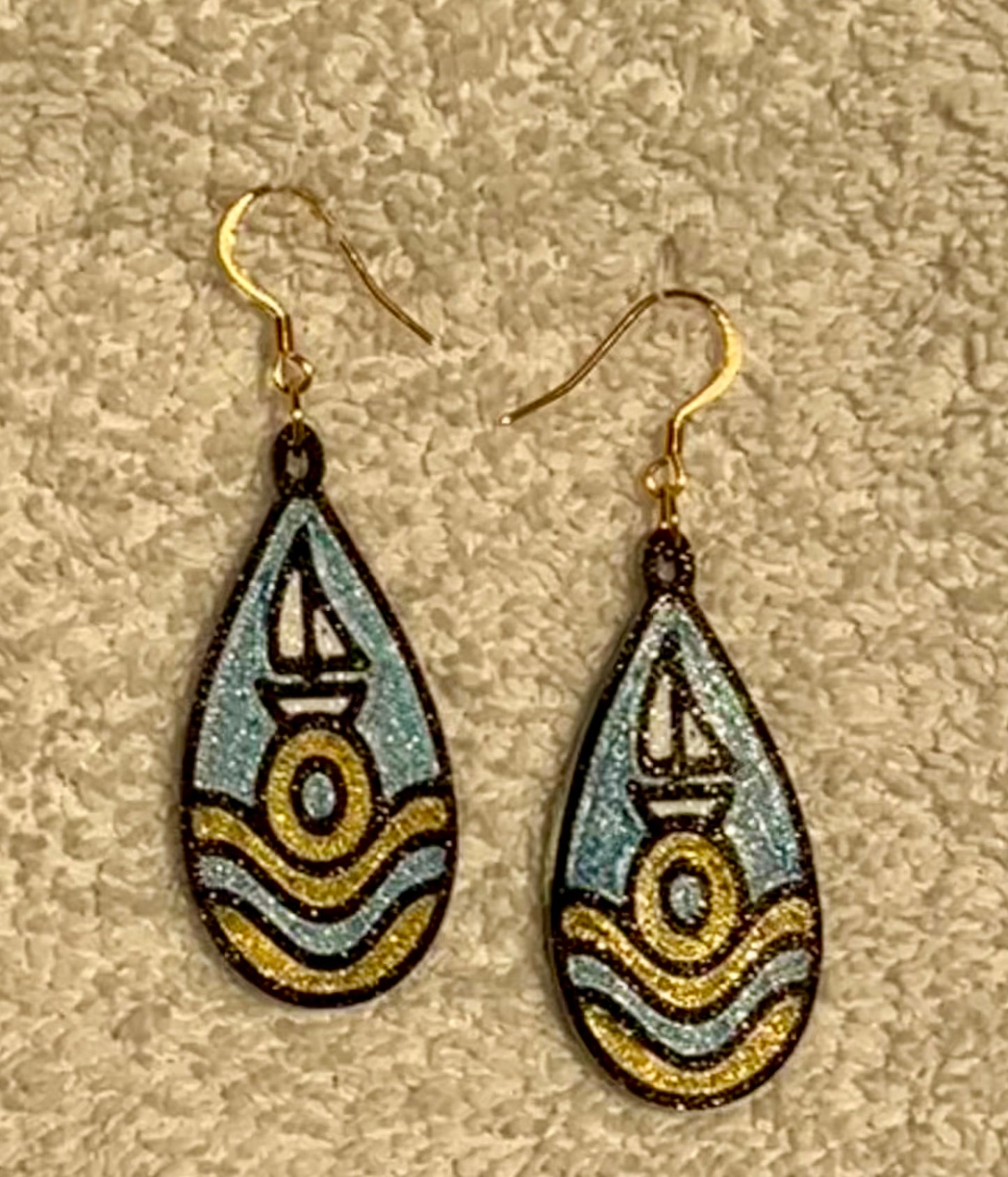 Calypso's Long Droplet Earrings.