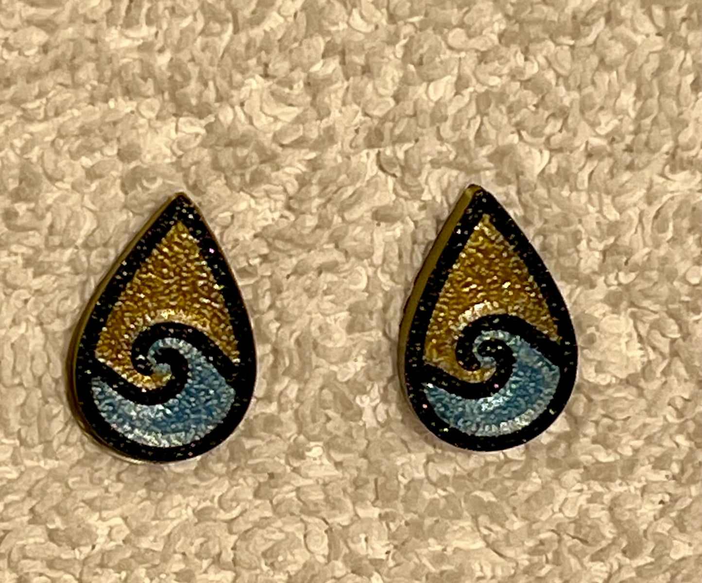 Calypso's Droplet Earrings. STUDS